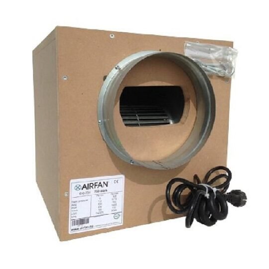 Caja AIRFAN ISO-Box MDF(1-entrada y 1-salida)