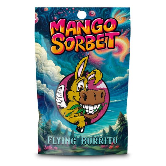 CBD Hash Flying Burrito Mango Sorbet