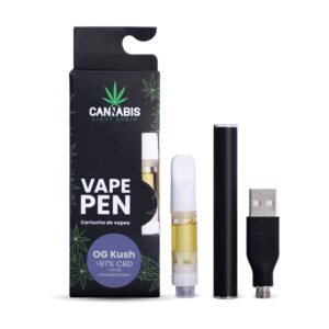 CBD Vape Pen + Cartucho CBD  87%, 1ml